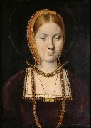 Michiel Sittow Young Catherine of Aragon Sweden oil painting artist